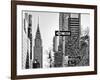 View of The Chrysler Building and Avenue of the Americas Sign - Manhattan - New York-Philippe Hugonnard-Framed Photographic Print