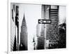 View of The Chrysler Building and Avenue of the Americas Sign - Manhattan - New York-Philippe Hugonnard-Framed Photographic Print