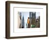 View of The Chrysler Building and Avenue of the Americas Sign - Manhattan - New York-Philippe Hugonnard-Framed Art Print