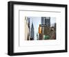 View of The Chrysler Building and Avenue of the Americas Sign - Manhattan - New York-Philippe Hugonnard-Framed Art Print