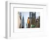 View of The Chrysler Building and Avenue of the Americas Sign - Manhattan - New York-Philippe Hugonnard-Framed Art Print