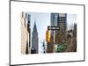 View of The Chrysler Building and Avenue of the Americas Sign - Manhattan - New York-Philippe Hugonnard-Mounted Art Print
