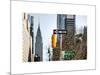 View of The Chrysler Building and Avenue of the Americas Sign - Manhattan - New York-Philippe Hugonnard-Mounted Art Print