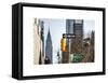 View of The Chrysler Building and Avenue of the Americas Sign - Manhattan - New York-Philippe Hugonnard-Framed Stretched Canvas