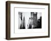 View of The Chrysler Building and Avenue of the Americas Sign - Manhattan - New York-Philippe Hugonnard-Framed Art Print