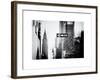 View of The Chrysler Building and Avenue of the Americas Sign - Manhattan - New York-Philippe Hugonnard-Framed Art Print