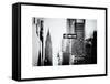 View of The Chrysler Building and Avenue of the Americas Sign - Manhattan - New York-Philippe Hugonnard-Framed Stretched Canvas