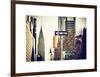 View of The Chrysler Building and Avenue of the Americas Sign - Manhattan - New York-Philippe Hugonnard-Framed Art Print