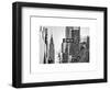 View of The Chrysler Building and Avenue of the Americas Sign - Manhattan - New York-Philippe Hugonnard-Framed Art Print