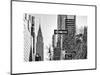 View of The Chrysler Building and Avenue of the Americas Sign - Manhattan - New York-Philippe Hugonnard-Mounted Art Print