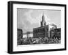 View of the Church and Graveyard of St James Clerkenwell, London, C1820-William Fellows-Framed Giclee Print