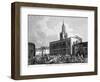View of the Church and Graveyard of St James Clerkenwell, London, C1820-William Fellows-Framed Giclee Print