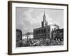 View of the Church and Graveyard of St James Clerkenwell, London, C1820-William Fellows-Framed Giclee Print