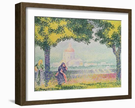 View of the Church of Santa Maria Degli Angeli, Near Assisi, 1909-Henri Edmond Cross-Framed Giclee Print