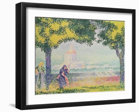 View of the Church of Santa Maria Degli Angeli, Near Assisi, 1909-Henri Edmond Cross-Framed Giclee Print