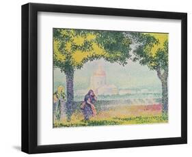 View of the Church of Santa Maria Degli Angeli, Near Assisi, 1909-Henri Edmond Cross-Framed Premium Giclee Print