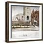 View of the Church of St John at Hackney, London, C1795-null-Framed Giclee Print