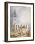 View of the Church of St Michael, Crooked Lane, City of London, 1831-Percy William Justyne-Framed Giclee Print