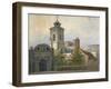 View of the Church of St Olave, Hart Street, from Seething Lane, City of London, 1815-William Pearson-Framed Giclee Print