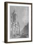 View of the Church of St Peter-Le-Poer and Old Broad Street, City of London, 1830-Thomas Barber-Framed Giclee Print