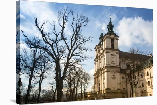 View of the Church of St. Stanislaus Bishop in Krakow.-De Visu-Stretched Canvas