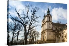 View of the Church of St. Stanislaus Bishop in Krakow.-De Visu-Stretched Canvas