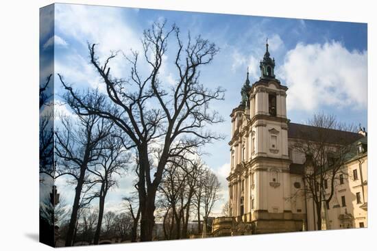 View of the Church of St. Stanislaus Bishop in Krakow.-De Visu-Stretched Canvas