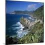 View of the Cinque Terre Village of Vernazza-Stuart Black-Mounted Photographic Print