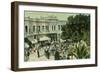 View of the Circle - Palo Alto, CA-Lantern Press-Framed Art Print