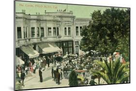 View of the Circle - Palo Alto, CA-Lantern Press-Mounted Art Print