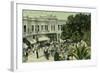 View of the Circle - Palo Alto, CA-Lantern Press-Framed Art Print