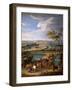 View of the City and Palace of Versailles, as Seen from the Montbauron Hill-Jean-Baptiste Martin-Framed Giclee Print