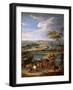 View of the City and Palace of Versailles, as Seen from the Montbauron Hill-Jean-Baptiste Martin-Framed Giclee Print