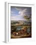 View of the City and Palace of Versailles, as Seen from the Montbauron Hill-Jean-Baptiste Martin-Framed Giclee Print