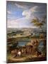 View of the City and Palace of Versailles, as Seen from the Montbauron Hill-Jean-Baptiste Martin-Mounted Giclee Print