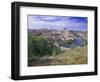 View of the City and Tagus River (Rio Tajo), Toledo, Castilla La Mancha, Spain, Europe-Gavin Hellier-Framed Photographic Print