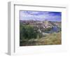 View of the City and Tagus River (Rio Tajo), Toledo, Castilla La Mancha, Spain, Europe-Gavin Hellier-Framed Photographic Print