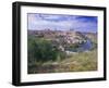 View of the City and Tagus River (Rio Tajo), Toledo, Castilla La Mancha, Spain, Europe-Gavin Hellier-Framed Photographic Print