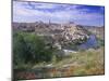 View of the City and Tagus River (Rio Tajo), Toledo, Castilla La Mancha, Spain, Europe-Gavin Hellier-Mounted Photographic Print
