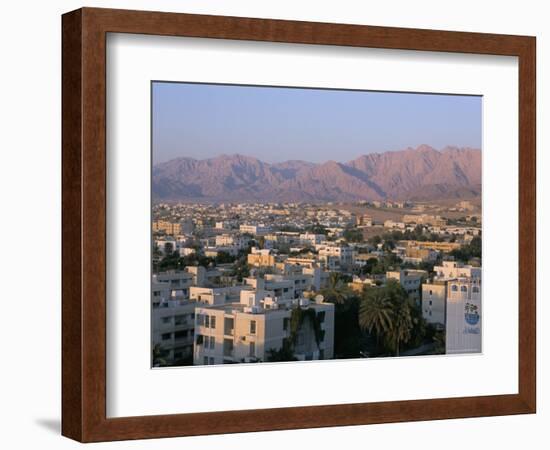 View of the City, Aqaba, Jordan, Middle East-Alison Wright-Framed Photographic Print