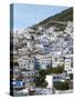 View of the City, Chefchaouen (Chaouen), Tangeri-Tetouan Region, Rif Mountains, Morocco, North Afri-Nico Tondini-Stretched Canvas