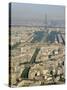 View of the City from Montparnasse Tower, Paris, France-G Richardson-Stretched Canvas