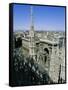 View of the City from the Roof of the Duomo (Cathedral), Milan, Lombardia (Lombardy), Italy, Europe-Sheila Terry-Framed Stretched Canvas