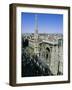 View of the City from the Roof of the Duomo (Cathedral), Milan, Lombardia (Lombardy), Italy, Europe-Sheila Terry-Framed Photographic Print