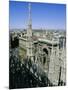 View of the City from the Roof of the Duomo (Cathedral), Milan, Lombardia (Lombardy), Italy, Europe-Sheila Terry-Mounted Photographic Print