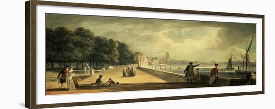 View of the City from the Terrace of Somerset House-Paul Sandby-Framed Giclee Print