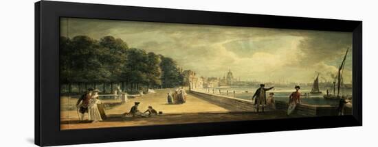 View of the City from the Terrace of Somerset House-Paul Sandby-Framed Giclee Print