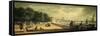 View of the City from the Terrace of Somerset House-Paul Sandby-Framed Stretched Canvas