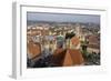 View of the City from the Tower of Peterskirche, Munich, Bavaria, Germany-Gary Cook-Framed Photographic Print