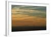 View of the City of Atlanta at Sunset from Stone Mountain Park, Georgia-Natalie Tepper-Framed Photo